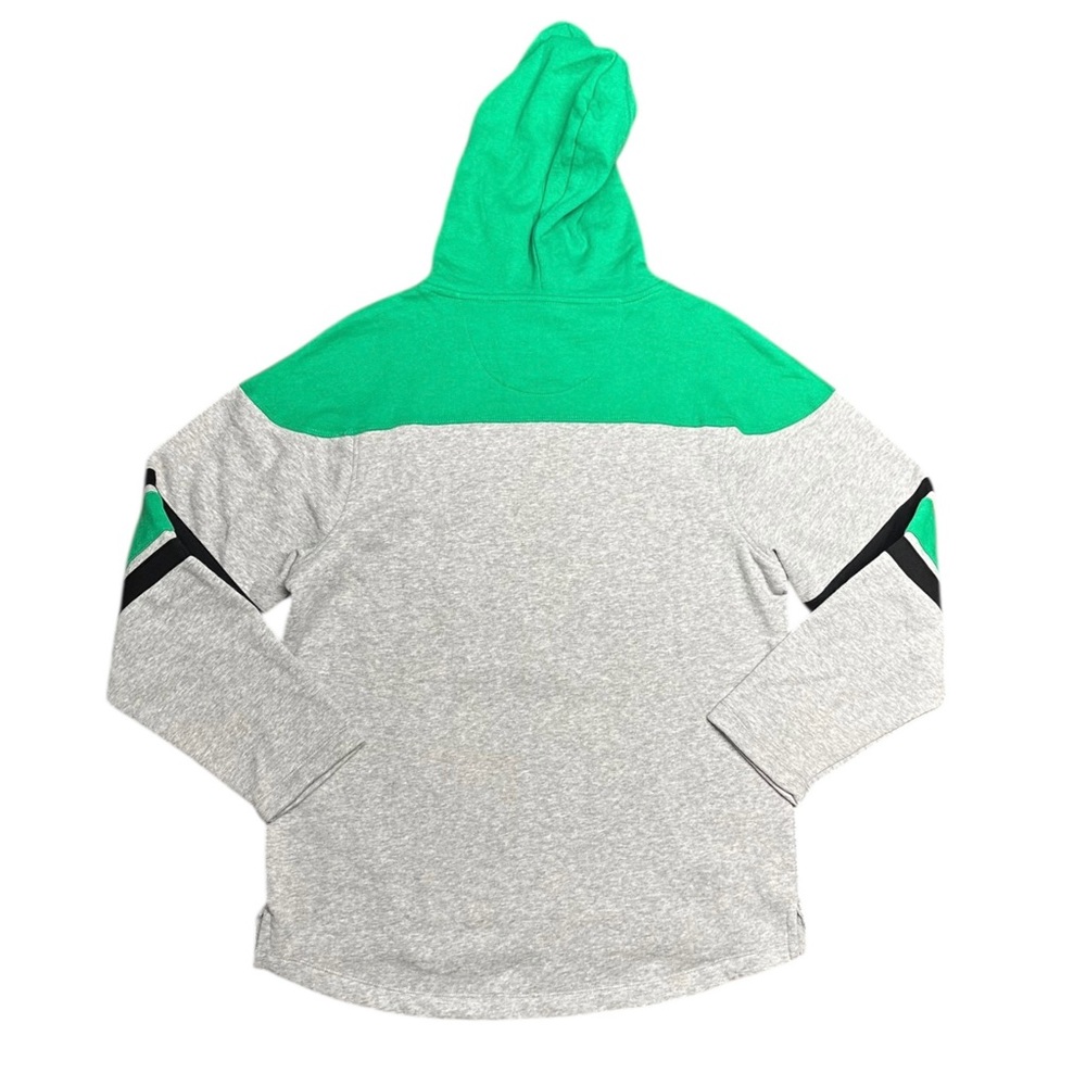Boston Celtics '47 Men's Green Grey NBA Logo Basketball Pullover Hoodie ~ Size M - Picture 2 of 6